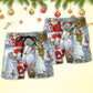 Christmas Santa Snowman Elf Joy – Beach Short