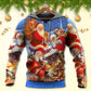 Up On Rooftop Santa Art - 3D Hoodie