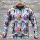 Guitar Color Mix Artistic Style - Hoodie