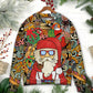 Christmas Hippie Santa Love And Peace – Sweater - Ugly Christmas Sweater
