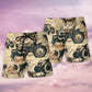 Tractor And Cow I Like - Beach Short - Owls Matrix LTD