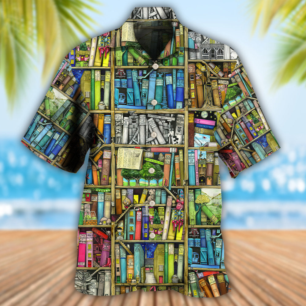 Fantasy World Inside A Book Art – Hawaiian Shirt
