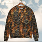 Skull Dark Fire Abstract Art – Sweater - Ugly Christmas Sweater