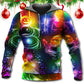Christmas Snowman Tree Neon Light Art – 3D Hoodie