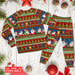 Christmas Santa Claus Happy Xmas - Pajamas Long Sleeve - Owls Matrix LTD