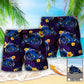 Trooper Motorcycle Tropical Custom Photo - Beach Short - Owls Matrix LTD