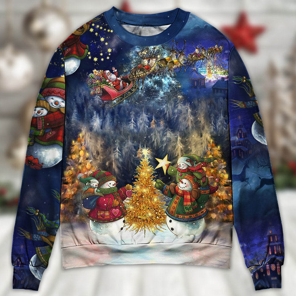 Christmas Family In Love Style – Sweater - Ugly Christmas Sweater
