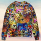 Dog Memory Painting Art Style – Sweater - Ugly Christmas Sweater