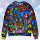 Christmas Dragon Light Fantasy Art Style – Sweater - Ugly Christmas Sweater