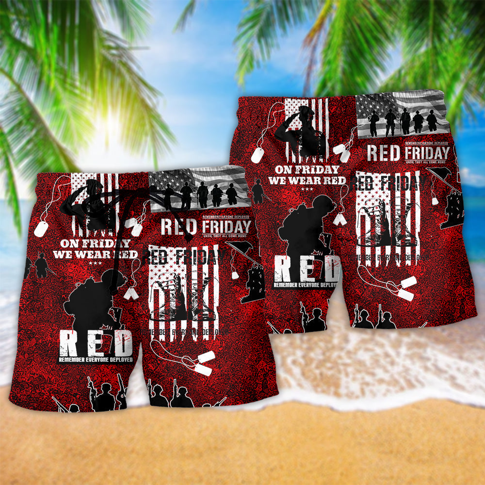 Veteran Red Friday Honor Style – Beach Short