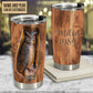 Owl Vintage Wooden Personalized 20 Oz Tumbler