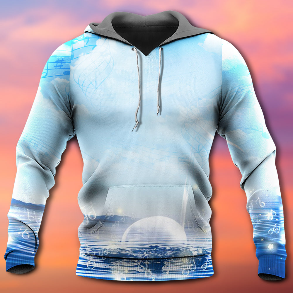 Sounds Of Nature Music Art - 3D Hoodie