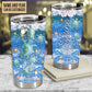 Turtle And Sand Beach Clay Art Personalized 20 Oz Tumbler