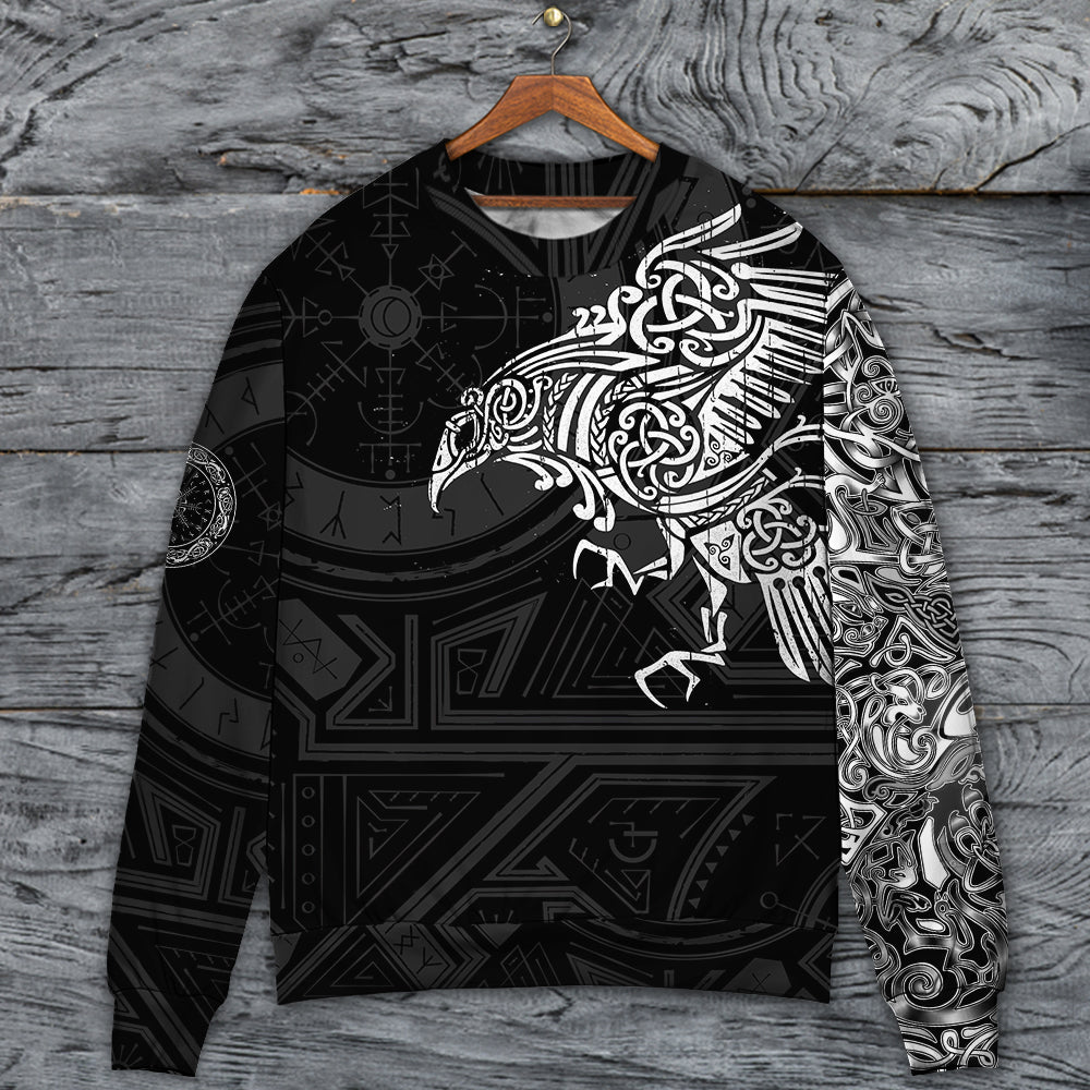 Viking Raven Valhalla Myth Style – Sweater - Ugly Christmas Sweater