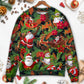 Christmas Santa Snowman Merry Xmas All – Sweater - Ugly Christmas Sweater