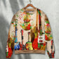 Abstract Colorful Guitar Art Style – Sweater - Ugly Christmas Sweater