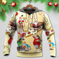 Santa Pizza Night Christmas - 3D Hoodie