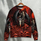 Halloween Skull Dark Night Art Style – Sweater - Ugly Christmas Sweater