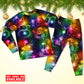 Christmas Santa Claus Tree Snowman Neon Light Style - Pajamas Long Sleeve - Owls Matrix LTD
