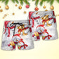 Christmas Snowman Love Painting – Beach Short