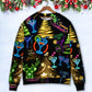 Christmas Cocktail Neon Art Style – Sweater - Ugly Christmas Sweater