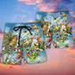 Parrot Cocktail Summer Tropical Vibes – Beach Short