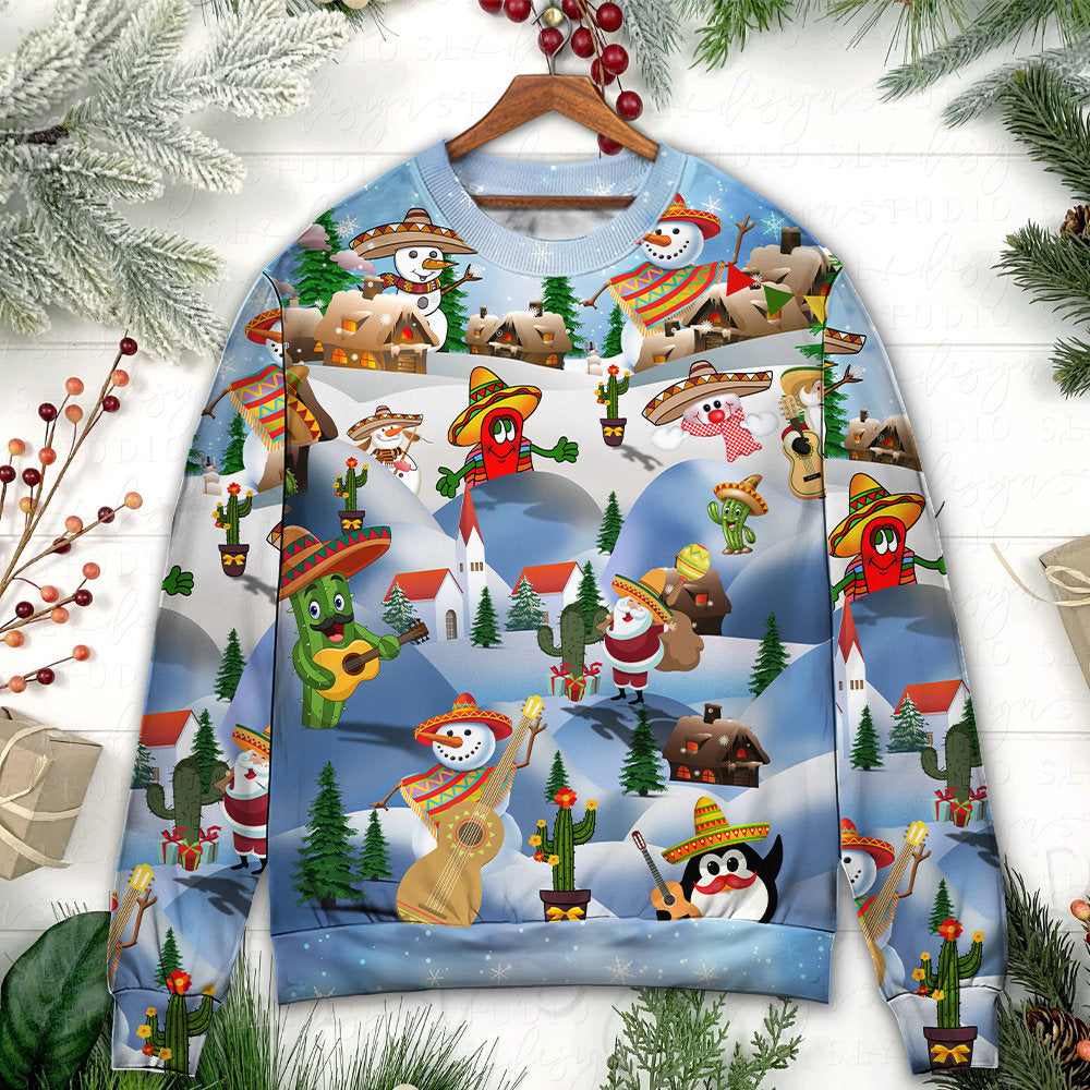 Christmas American Pride Merry Xmas – Sweater - Ugly Christmas Sweater