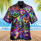 Wolf Neon Colorful Fantasy Art – Hawaiian Shirt