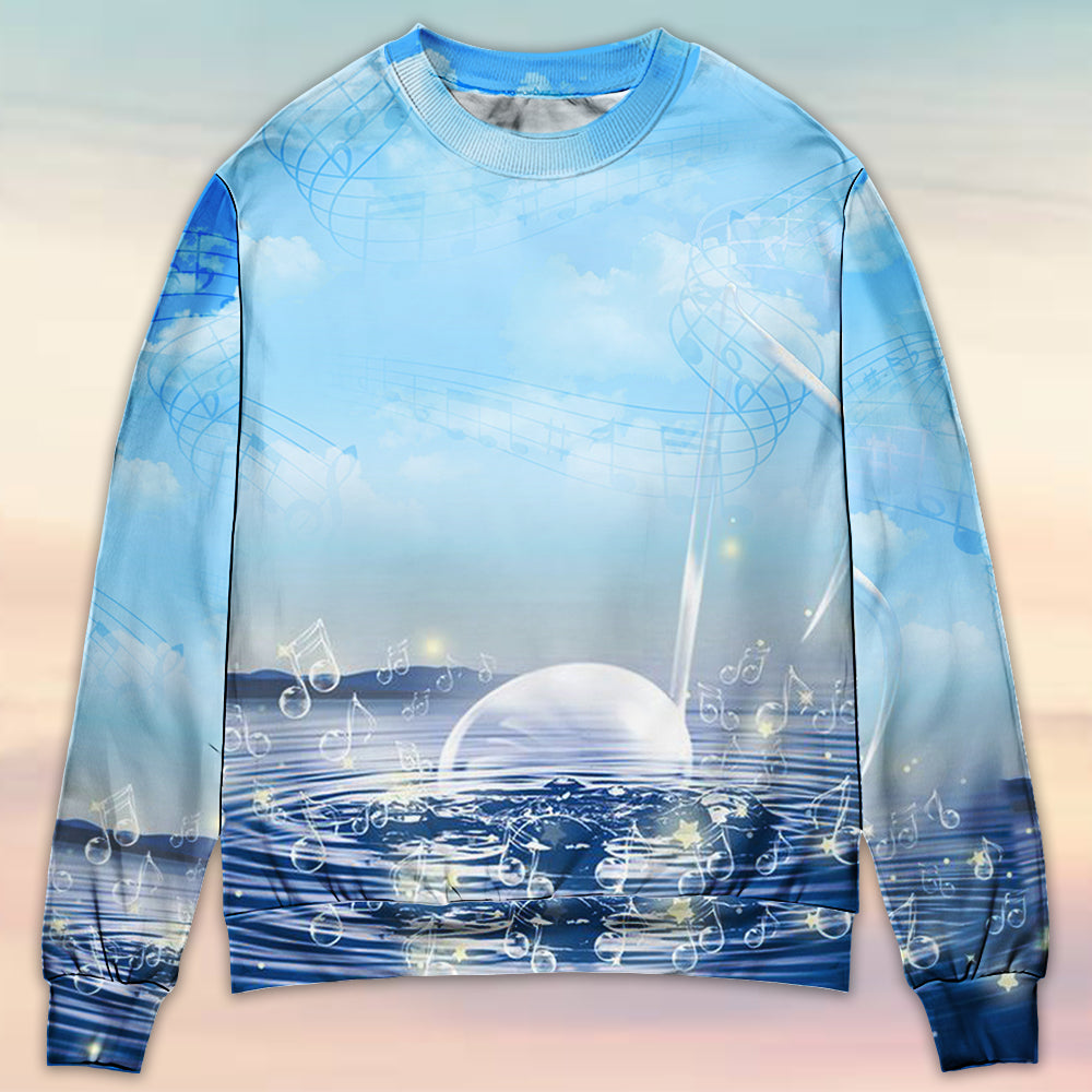 Music Sounds Of Nature Art Style – Sweater - Ugly Christmas Sweater