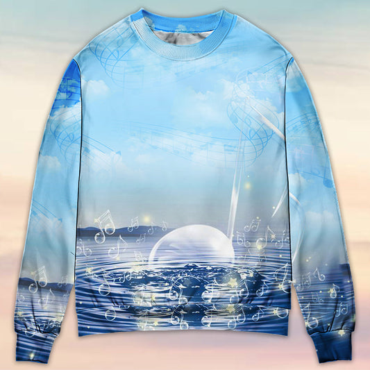 Music Sounds Of Nature Art Style – Sweater - Ugly Christmas Sweater
