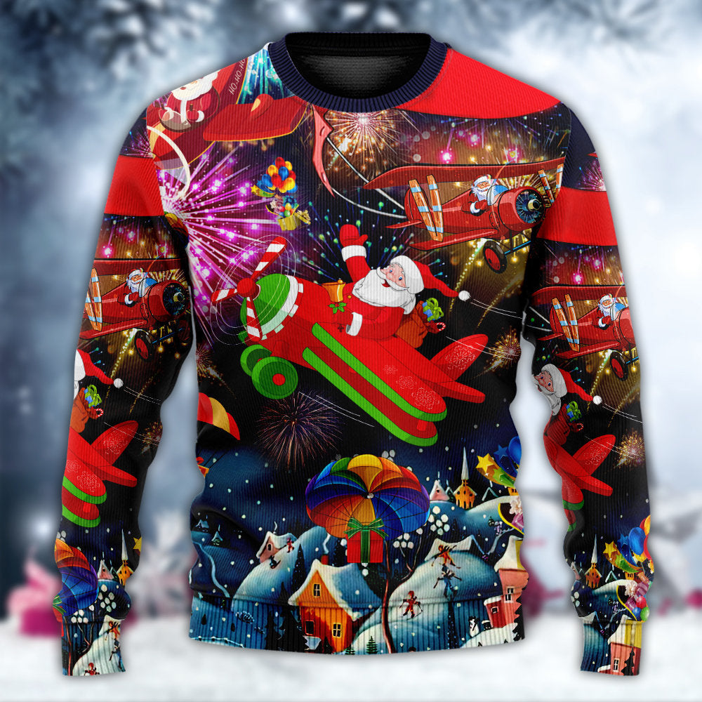 Christmas Spreading Love Santa Style – Sweater - Ugly Christmas Sweater