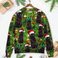 Black Cat Christmas Merry Xmas – Sweater - Ugly Christmas Sweater