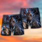 Zombie Blood Dark Halloween Art - Beach Short