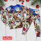 Christmas Up On Rooftop Santa's Busiest Night - Pajamas Long Sleeve - Owls Matrix LTD