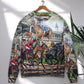 Horse Racing Be Strong Be Brave – Sweater - Ugly Christmas Sweater