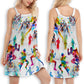 Cat And Running Lover – Women's Summer Sleeveless V-Neck Camisole Dress