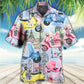 Scooter And City Urban Art – Hawaiian Shirt