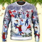 Christmas Children Love Snowman Town – Sweater - Ugly Christmas Sweater