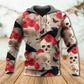 Gothic Skull Rose Raven - 3D Hoodie