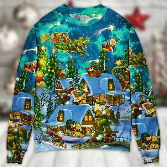 Christmas Magical Night Holiday Art – Sweater - Ugly Christmas Sweater