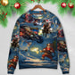 Christmas Santa Action Adventure Style – Sweater - Ugly Christmas Sweater