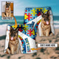 German Shepherd My Lovely Dog Custom Photo Personalized - Beach Short - Owls Matrix LTD