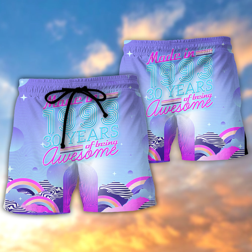 Made In 1993 30 Years Of Being Awesome – Beach Short