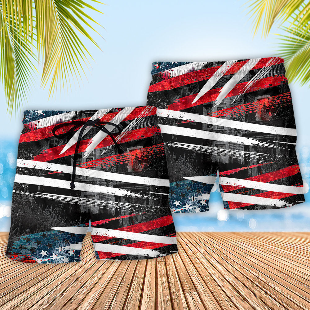 Halloween American Horror Story - Beach Short - Owls Matrix LTD