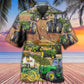 Green Tractor Working Farm Life – Hawaiian Shirt