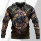 Golden Japanese Dragon - 3D Hoodie