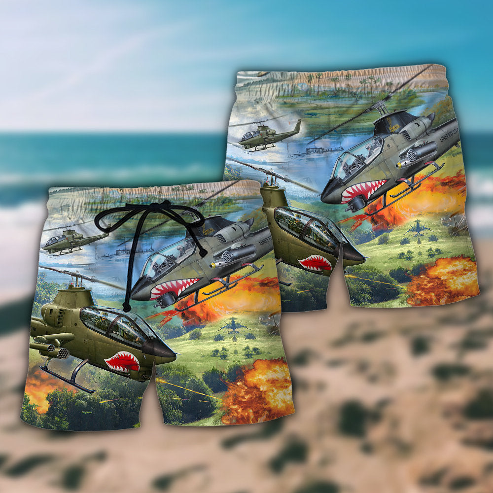 Military Combat Aircraft – Beach Short