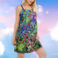 Hippie Forever Young Spirit – Women's Summer Sleeveless V-Neck Camisole Dress