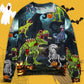 Halloween Dinosaur Fantasy Night Art – Sweater - Ugly Christmas Sweater