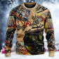 Christmas Retro Dear Santa Truck Style – Sweater - Ugly Christmas Sweater